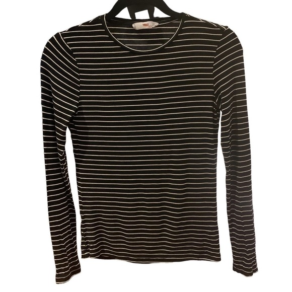 MNG Mango Long Sleeved Striped Shirt - Picture 1 of 6